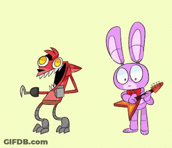 Fredbear Dancing Rock And Roll GIF
