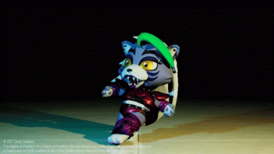Fredbear Dancing Roxanne Break Dance GIF