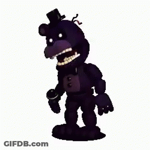 Fredbear Dancing Shadow Freddy GIF