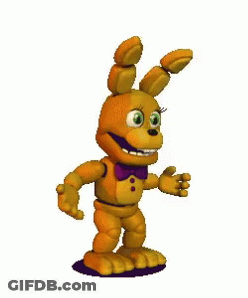 Fredbear Dancing Spring Bonnie GIF