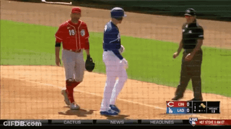 Freddie Freeman Hand Shakes GIF