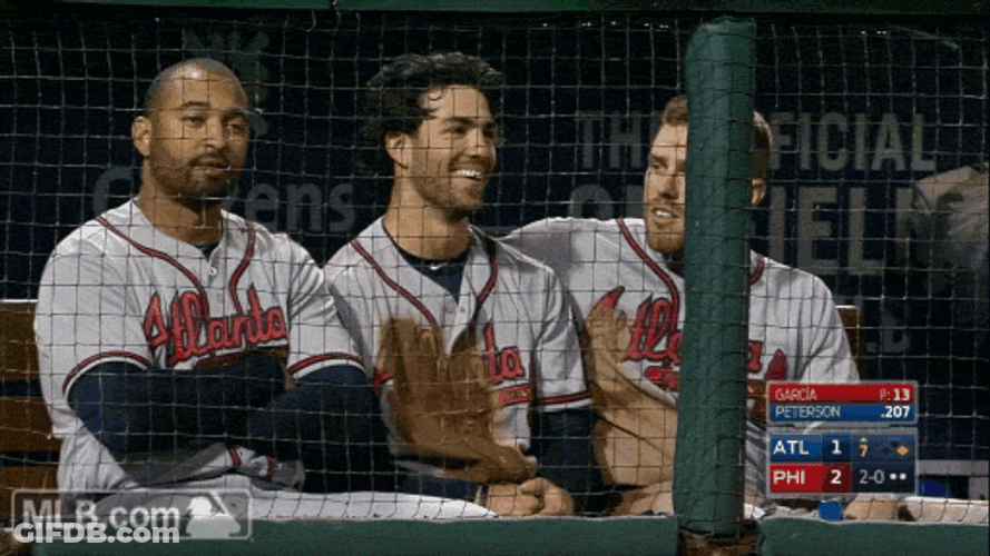 Freddie Freeman Joking Around Teammates GIF