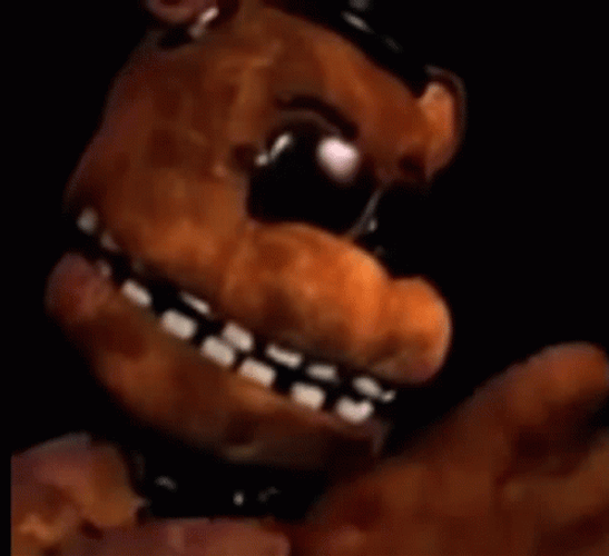 Freddy Doing The Rock Eyebrow Meme GIF