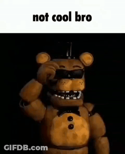 Freddy Fazbear From Five Nights At Freddy 'S Is Wearing Sunglasses And Holding A Compass . GIF