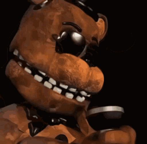 Freddy Fazbear Meme Doing Eye Brow Raise GIF