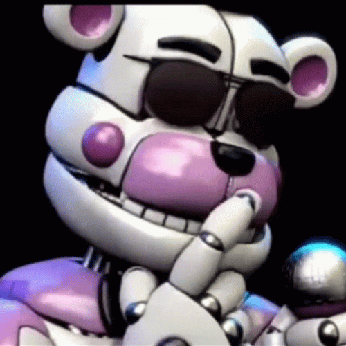 Freddy Fazbear Shades Down Meme GIF