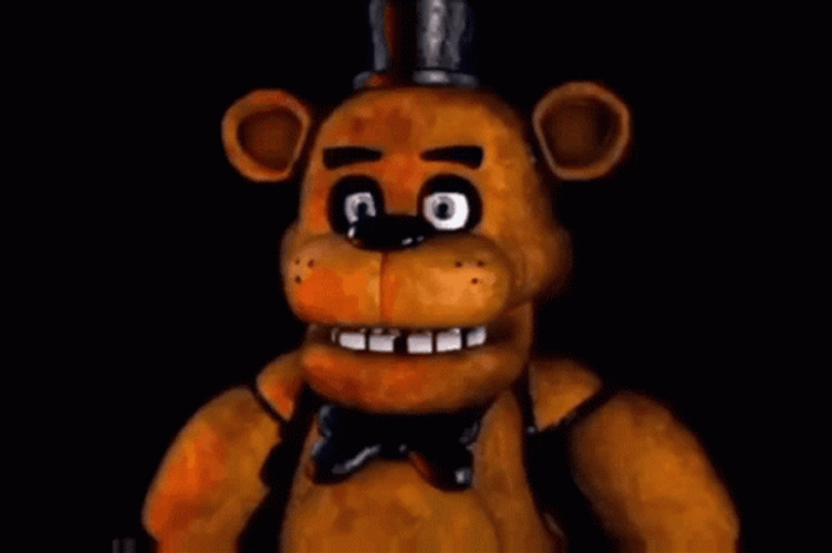 Freddy Fazbear Shocked Reaction Meme GIF