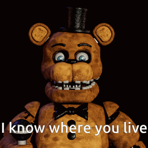 Freddy Fazbear Threatening Meme GIF