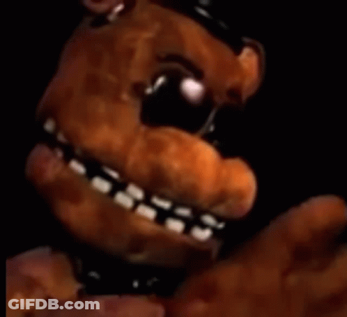 Freddy Fazbear With Sunglasses And Hat GIF