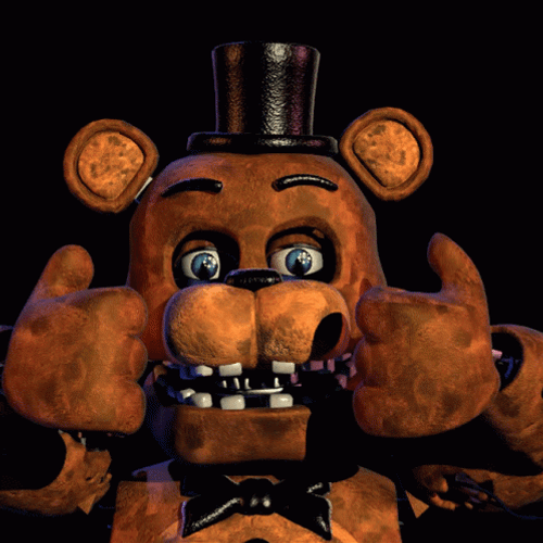 Freddy Fazzbear Laughing FNAF GIF