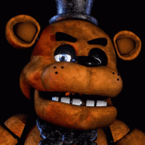 Freddy Fazzbear Nodding Suspicious GIF