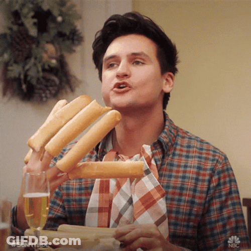 Freddy Krueger Bread Fingers GIF