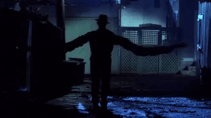 Freddy Krueger Long Arms GIF
