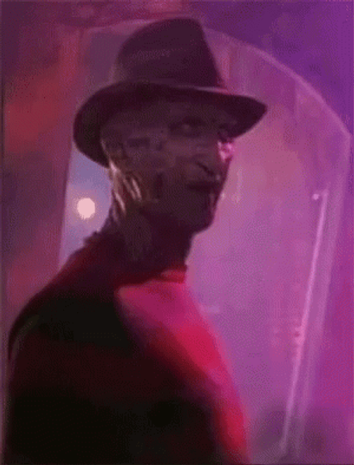 Freddy Krueger Pointing GIF