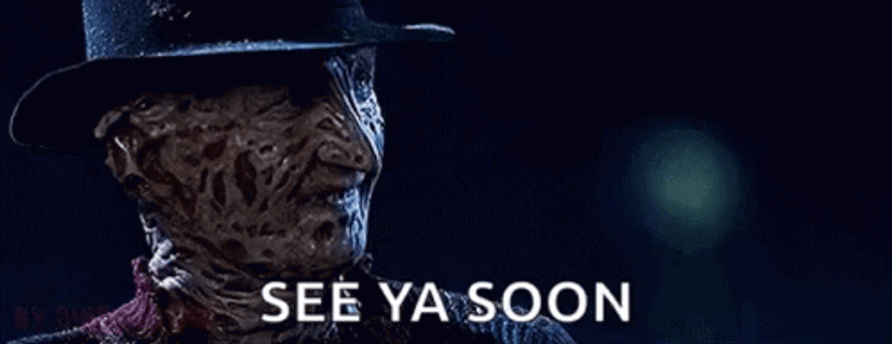 Freddy Krueger See You Soon GIF