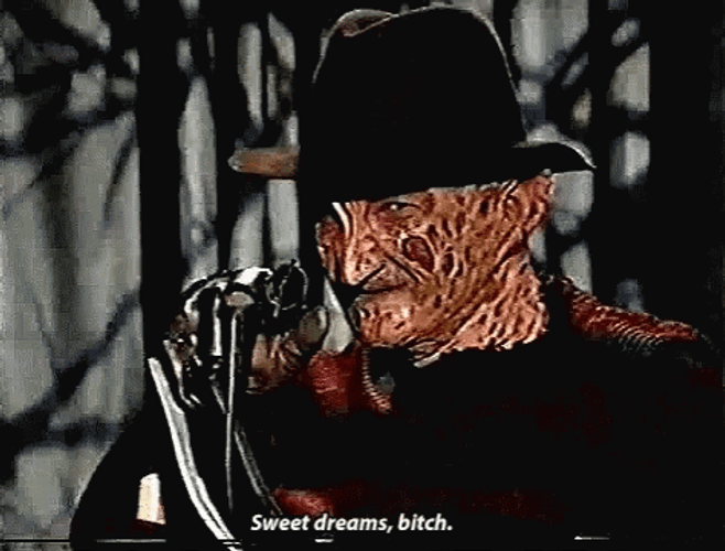 Freddy Krueger Sweet Dreams GIF