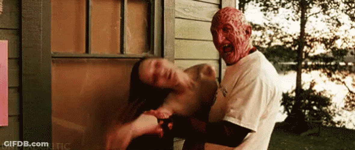 Freddy Krueger Victim Hey GIF