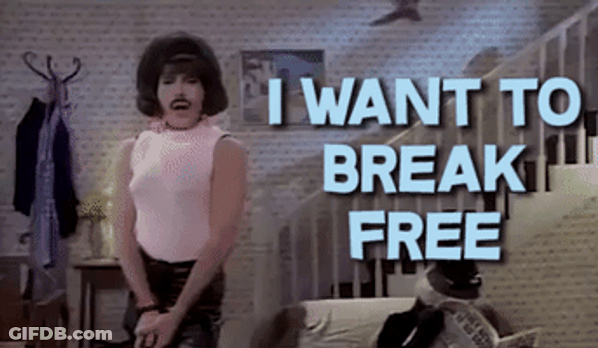 Freddy Mercury Want To Break Free GIF