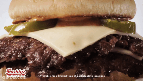 Freddy's Steakburger On A Bun GIF