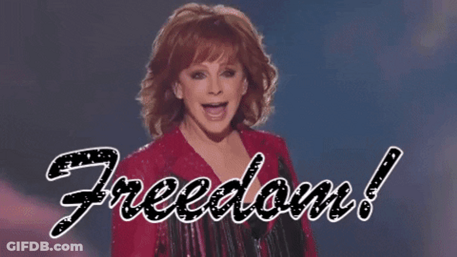 Free At Last Freedom Reba McEntire GIF
