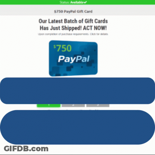 Free Giveaway 750 PayPal Gift Card GIF