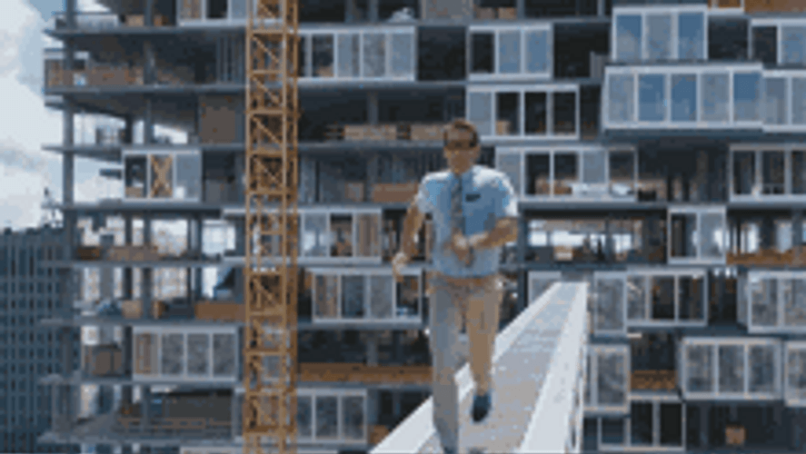 Free Guy Ryan Reynolds Jump Stunt GIF