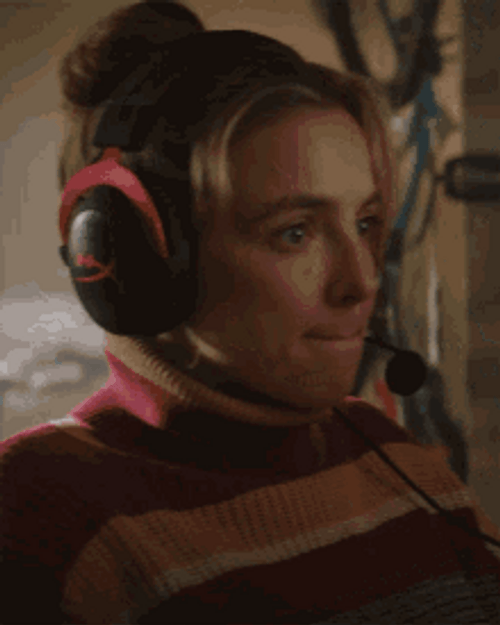 Free Guy Scared Jodie Comer GIF