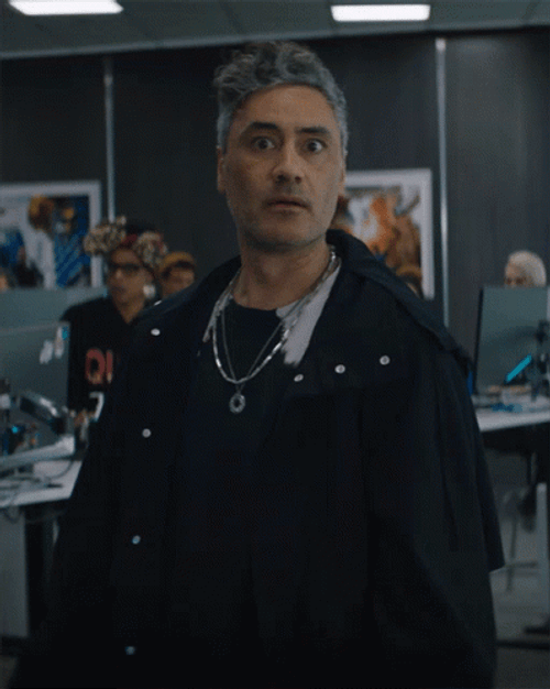 Free Guy Taika Waititi Shoulder Shrug GIF