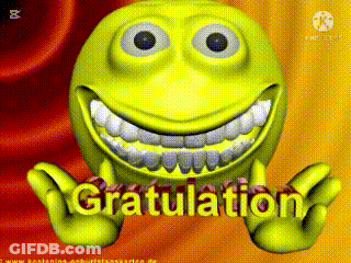 Free Smiley Faces De Gratulation GIF
