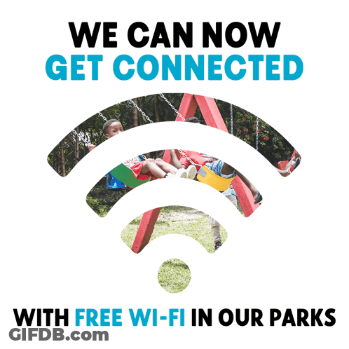 Free Wi-Fi Connection Sign GIF