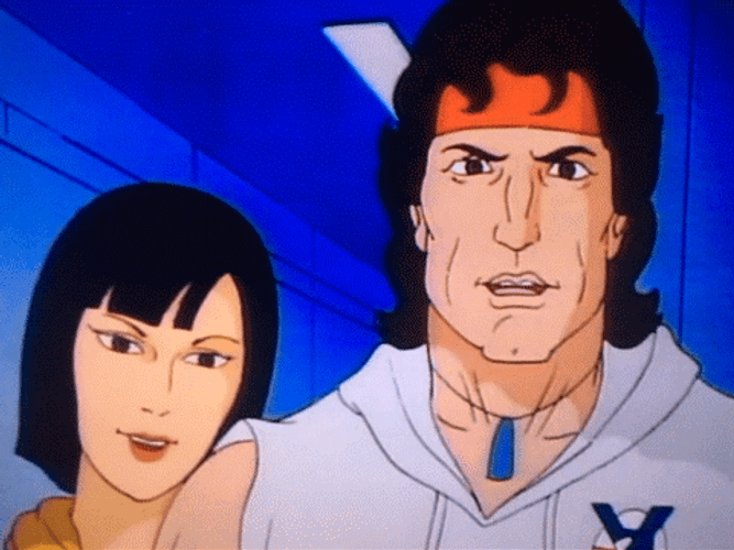 Freedom Animated Series John Rambo Talking To Varinia GIF
