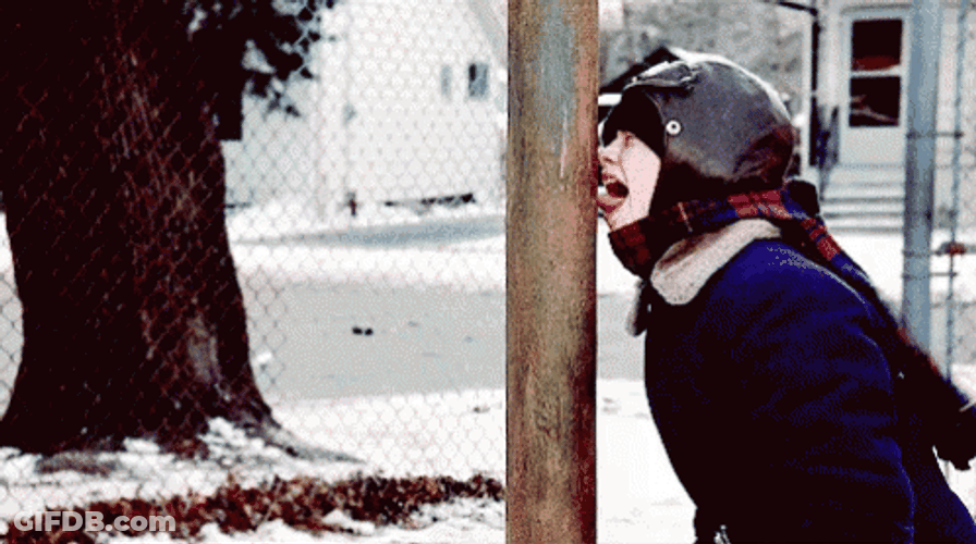 Freeze To Death Tongue Sticking Out GIF
