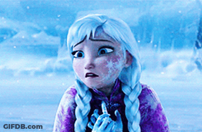 Freezing Anna From Frozen GIF
