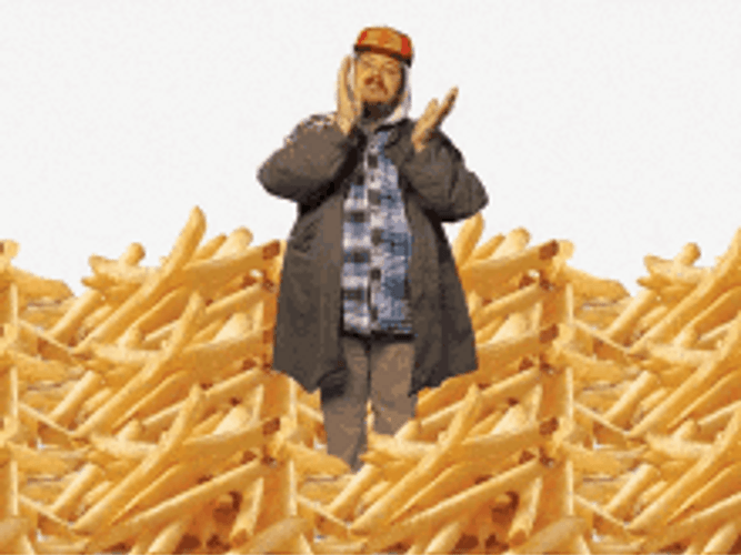 French Fries Clap GIF