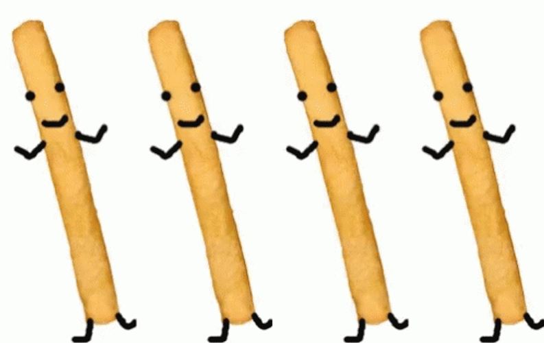 French Fries Dancing GIF