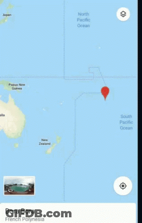 French Polynesia Map Zoom GIF