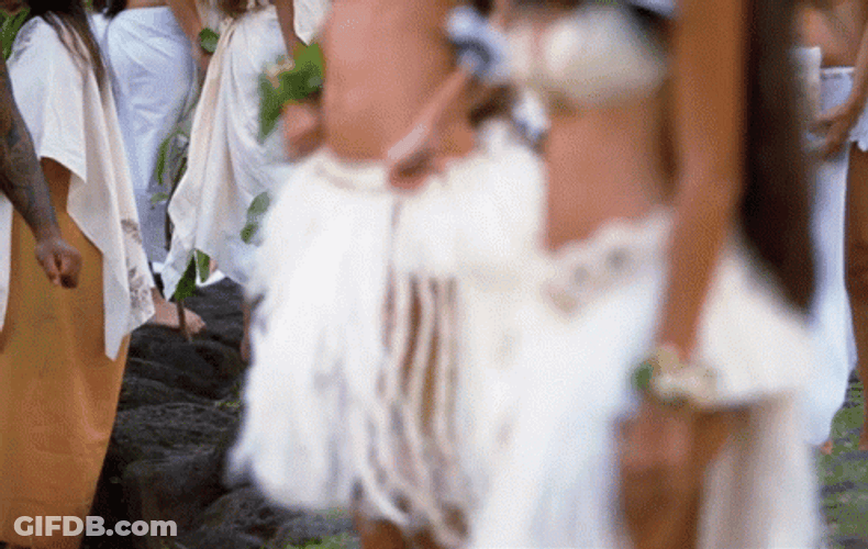 French Polynesia Welcome Dance GIF