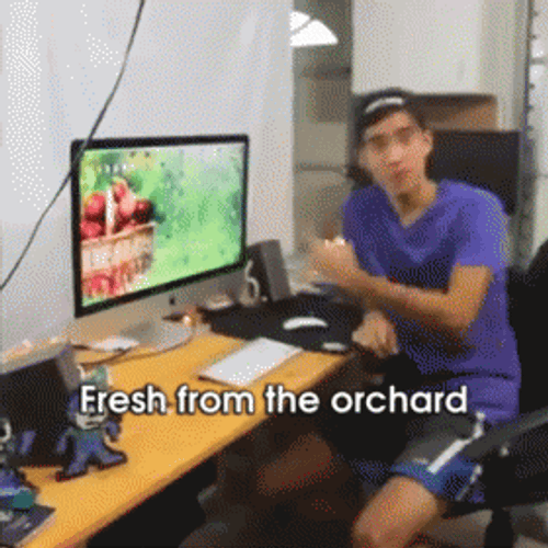 Fresh From Apple Orchards Meme GIF
