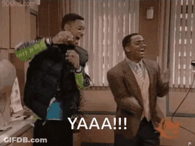 Fresh Prince Dancing Wil Smith Yaaa GIF