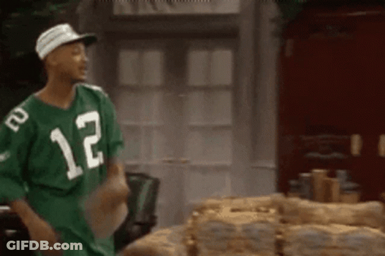 Fresh Prince Wil Smith High Five GIF