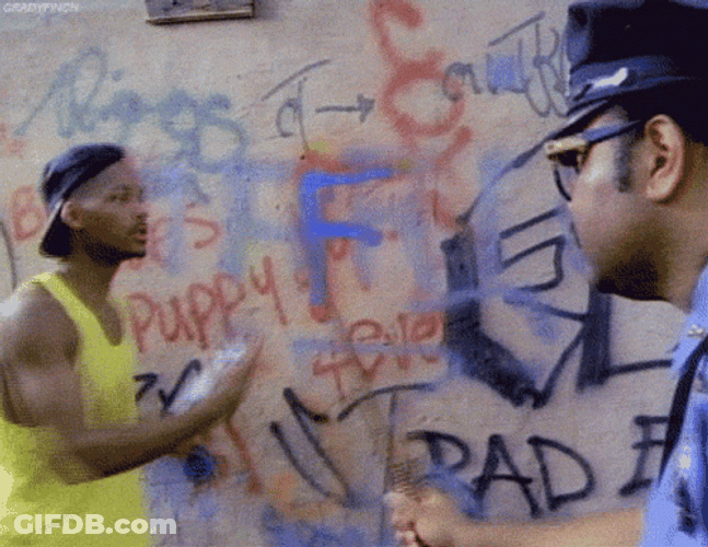 Fresh Prince Wil Smith Spraying Underarms GIF