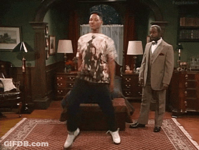 Fresh Prince Will Smith Weird Dance GIF