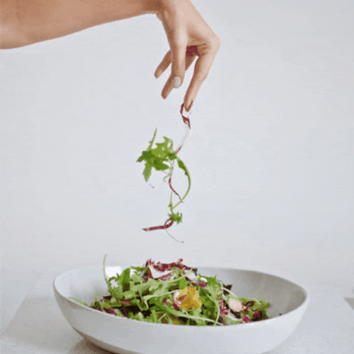 Fresh Vegetable Salad Sprinkle GIF