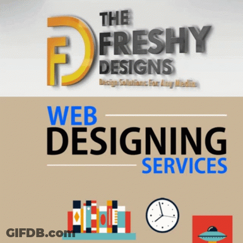 Freshy Designs Web Designing Services Clock GIF