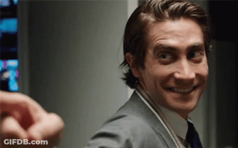 Fresno Nightcrawler Jake Gyllenhaal Laughing GIF