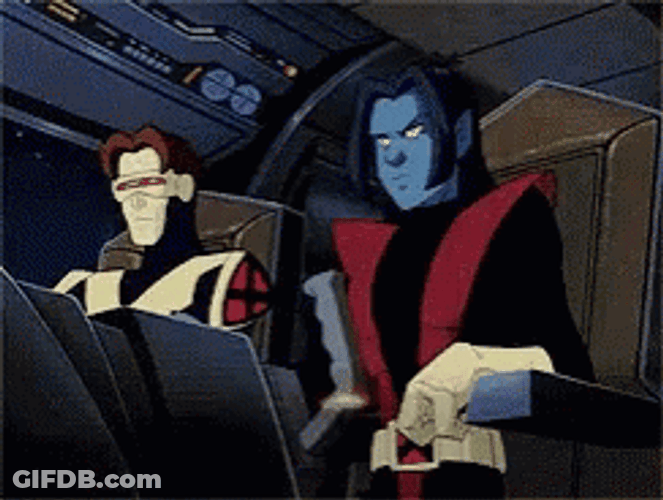 Fresno Nightcrawler Teleports Beside Cyclops GIF