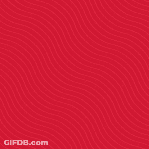 Fri On Red Background With Waves GIF