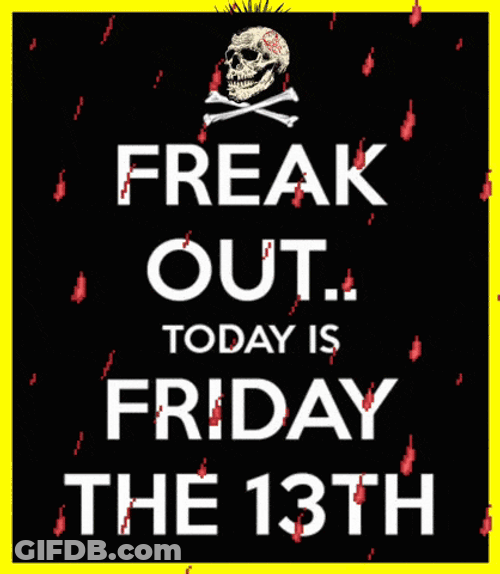 Friday 13 GIF