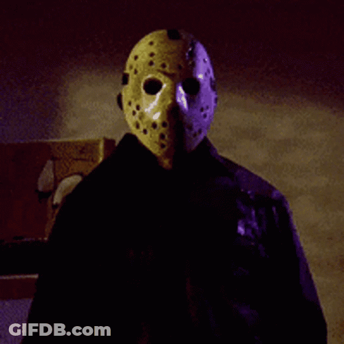 Friday 13Th Creepy Masked Man GIF