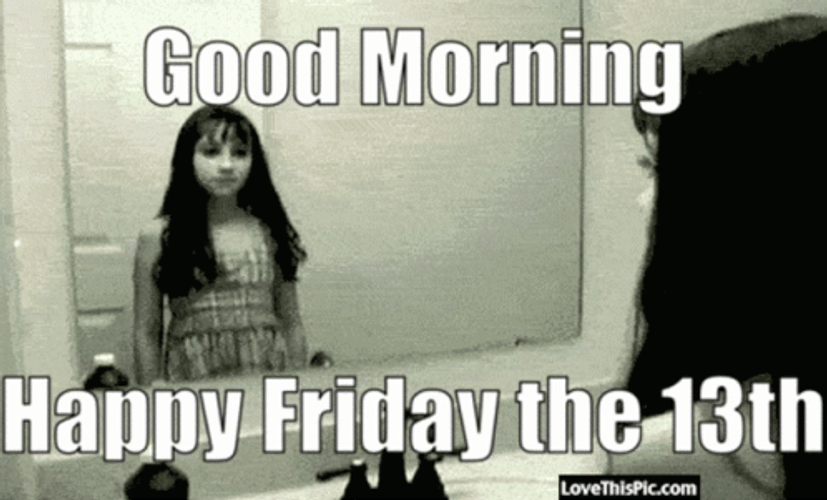 Friday 13Th Ghost In The Mirror GIF